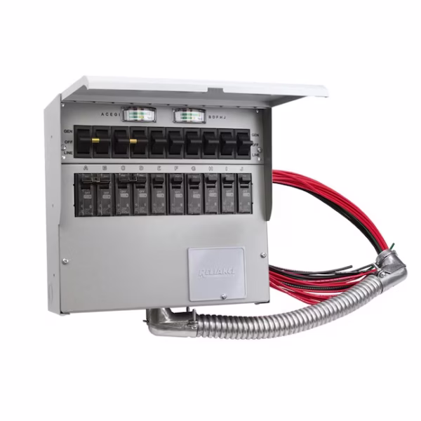 Reliance 50-Amp manual transfer switch