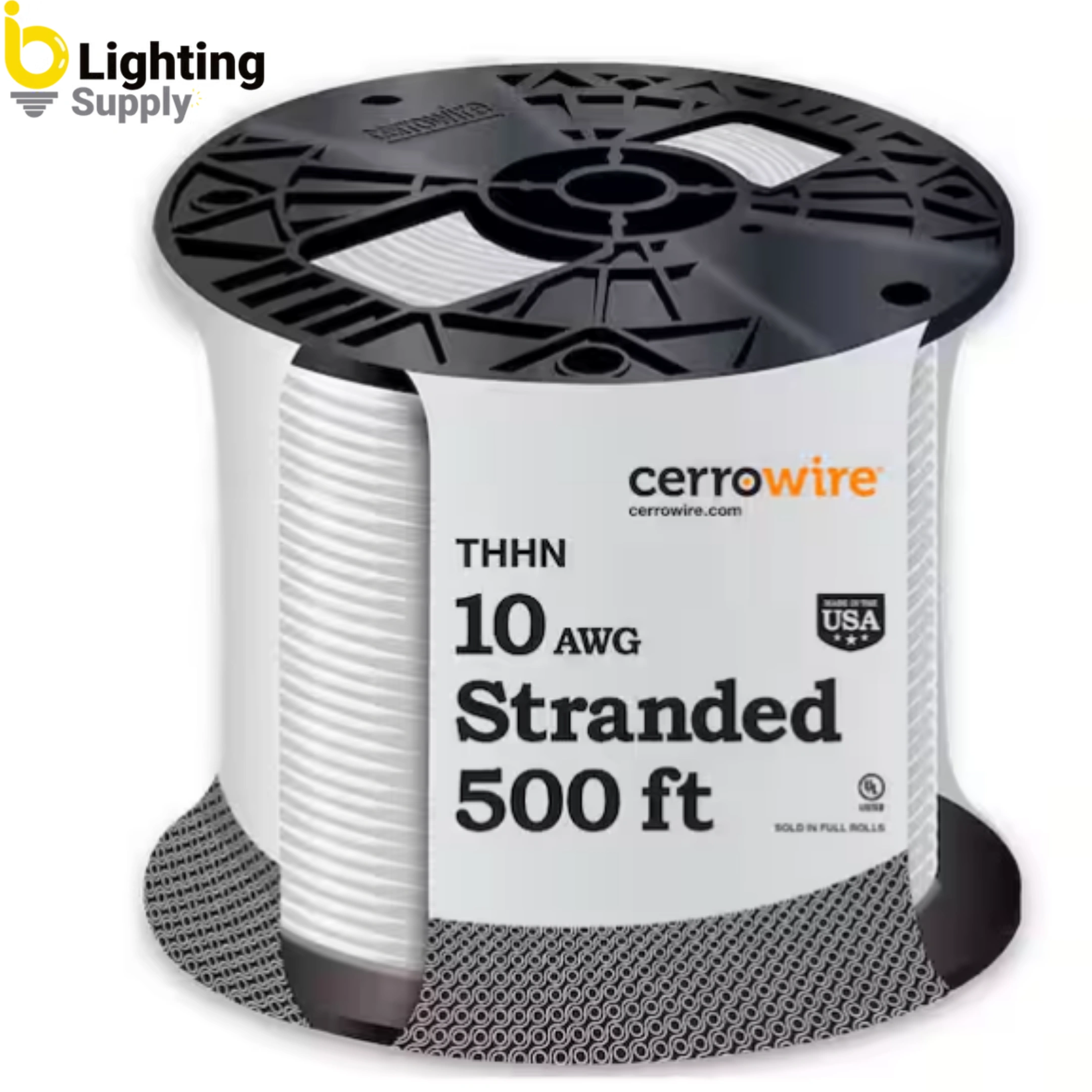 10 AWG white THHN wire
