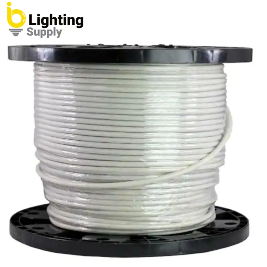 6 AWG White THHN Wire for Reliable Electrical and Lighting Installations