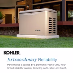 Kohler 14RCA-QS6 14kW RCA Series Home Standby Generator Dual Fuel Liquid Propane or Natural Gas - Image 3