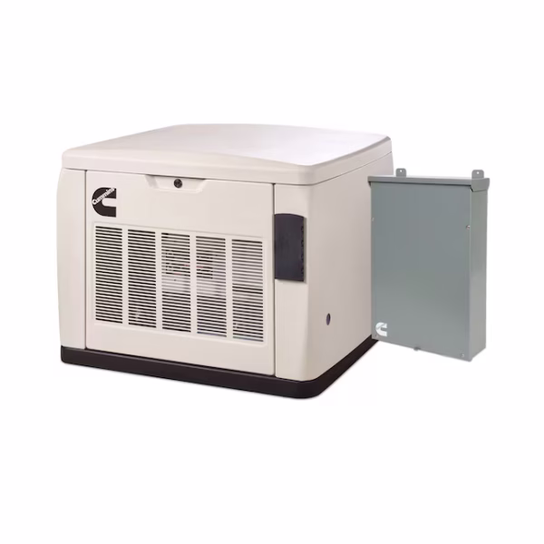 Cummins Connect 20,000-Watt Dual Fuel Home Standby Generator with 200-Amp Automatic Transfer Switch (Liquid Propane / Natural Gas) – Model RS20AC