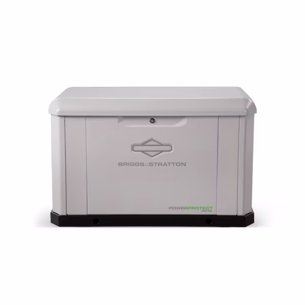 Briggs & Stratton PowerProtect 18,000-Watt Dual Fuel Home Standby Generator (Liquid Propane / Natural Gas) – Model 40756