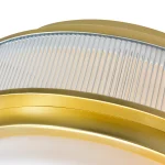 Valdivia 5-Light 22 in. Satin Gold Flush Mount Ceiling Light (SKU: 1567C22-5-602) - Image 4