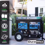 DuroMax HX 13,000/10,500-Watt 500cc Electric Start Dual Fuel Portable Generator – Model XP13000HX - Image 2