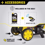Champion 9,375 / 7,500-Watt Gasoline Portable Generator with Wireless Remote Start and CO Shield – Model 201158 - Image 5