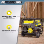 Champion PRO 8,125 / 6,500-Watt Gasoline Portable Generator with Electric Start – Model 100430 - Image 3