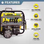 Champion PRO 8,125 / 6,500-Watt Gasoline Portable Generator with Electric Start – Model 100430 - Image 2