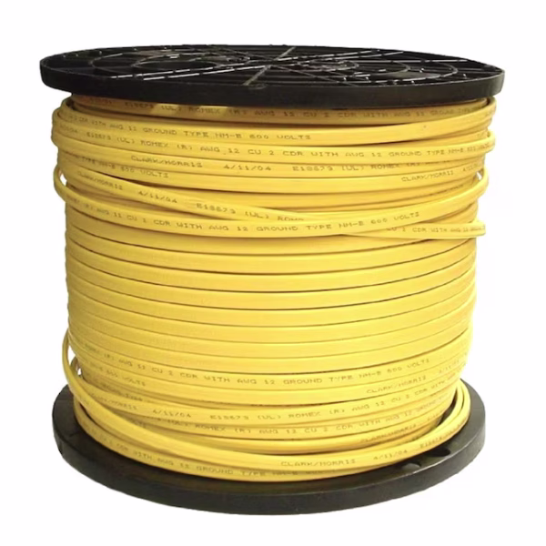 Southwire 1000-Foot 12/2 Solid Copper NM-B SIMpull Indoor Electrical Cable – Model 28828201