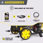 Champion 12,500 / 10,000-Watt Tri-Fuel Portable Generator with CO Shield and Electric Start – Model 201438 - Image 6