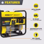 Champion 4,550 / 3,650-Watt Gasoline RV-Ready Portable Generator with CO Shield – Model 201501 - Image 3