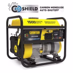 Champion 1,500 / 1,200-Watt Gasoline Portable Generator with CO Shield – Model 201285