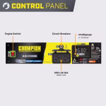 Champion 1,500 / 1,200-Watt Gasoline Portable Generator with CO Shield – Model 201285 - Image 2