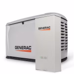 Generac 7323 14kW Home Standby Generator Dual Fuel Liquid Propane or Natural Gas with 200A Automatic Transfer Switch