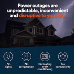 Generac 7323 14kW Home Standby Generator Dual Fuel Liquid Propane or Natural Gas with 200A Automatic Transfer Switch - Image 6