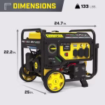 Champion 4,750 / 3,800-Watt Dual-Fuel RV-Ready Portable Generator with Electric Start and CO Shield – Model 201393 - Image 7