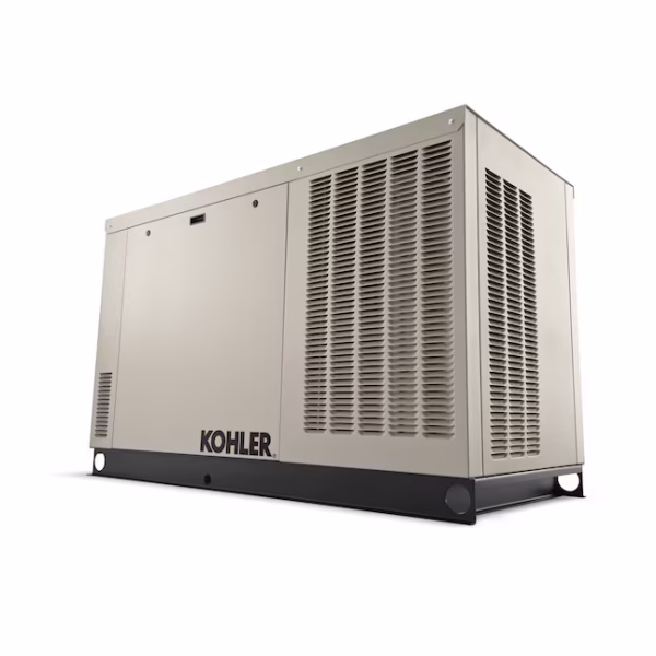 KOHLER 38kW Dual fuel (Liquid Propane / Natural Gas) Home Standby Generator 120/240V Single Phase Model 38RCLC-QS50