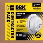 First Alert BRK Hardwired Smoke Detector with Battery Backup Ionization Interconnected 6-Pack – Model 1046838