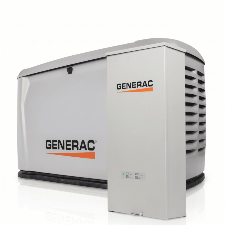 Generac 7324 18kW home standby generator with 200A transfer switch from IB Lighting