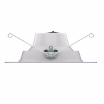 Utilitech Retrofit Kit White 5-in or 6-in 925 -Lumens Switchable white Round Dimmable LED Wet rated Recessed Downlight 6 -Pack - Image 5