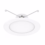 Utilitech Retrofit Kit White 5-in or 6-in 925 -Lumens Switchable white Round Dimmable LED Wet rated Recessed Downlight 6 -Pack - Image 7