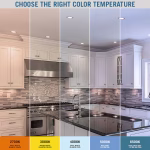 Utilitech Color Choice White 6-in 850-Lumen Switchable White Round Dimmable LED Canless Wet Rated Recessed Downlight 6-Pack - Image 2