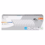 Utilitech White 6-in 650-Lumen Switchable White Round Dimmable LED Canless Wet Rated Recessed Downlight 12-Pack