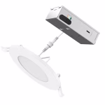 Utilitech Set Select White/Black with Night Light 4-in 540-Lumen Switchable White Round Dimmable LED Canless Wet Rated Recessed Downlight - Image 2