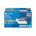Utilitech White 5-in or 6-in 850-Lumen Switchable White Round Dimmable LED Wet Rated Recessed Downlight 6-Pack - Image 5