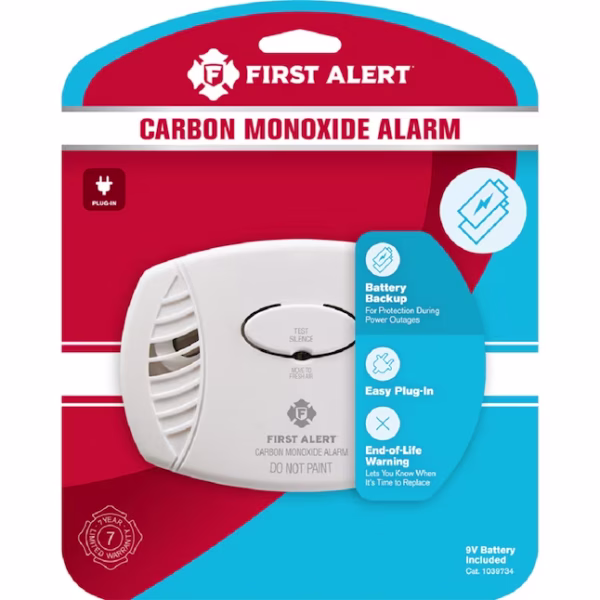 First Alert Plug-in Carbon Monoxide Detector
