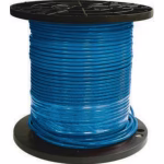 Southwire SIMpull 500-ft 6 -AWG Blue Stranded Copper THHN wire ( By-the-roll )