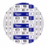 Southwire 100-ft 14 / 2 / Romex SIMpull Solid Indoor CU NM-B W/G Individual pack ( By-the-roll )