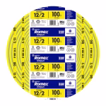 Southwire 100-ft 12 / 2 Romex SIMpull Solid Indoor CU NM-B Individual pack ( By-the-roll )