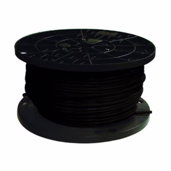 Southwire SIMpull 500-ft 8 -AWG Black Stranded Copper THHN wire ( By-the-roll )