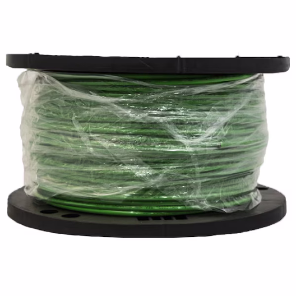Southwire SIMpull 500-ft 8 -AWG Green Stranded Copper THHN wire ( By-the-roll )