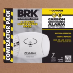 First Alert CO400B6CP carbon monoxide detector 6-pack contractor value pack for multi-unit rental and property manager installations from IB Lighting