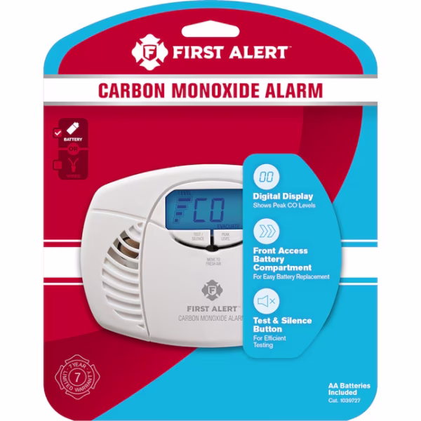 First Alert Battery-operated Carbon Monoxide Detector
