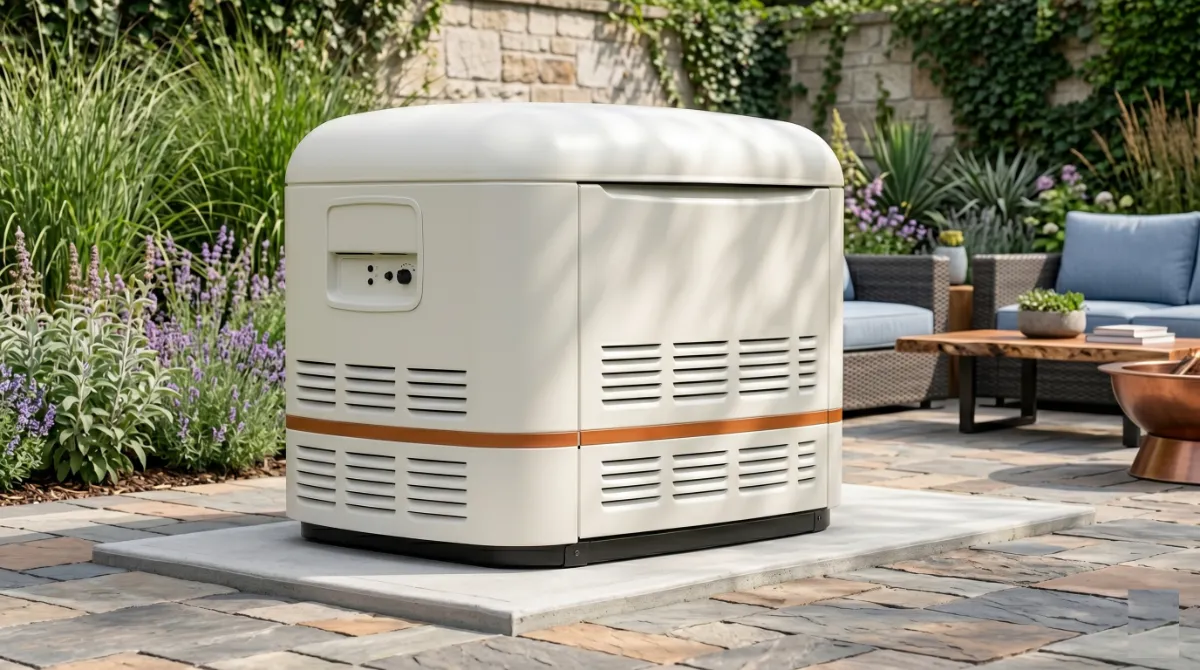Generac 7259 18kW Next Generation home standby generator with True Power Technology for 3 ton AC and headroom