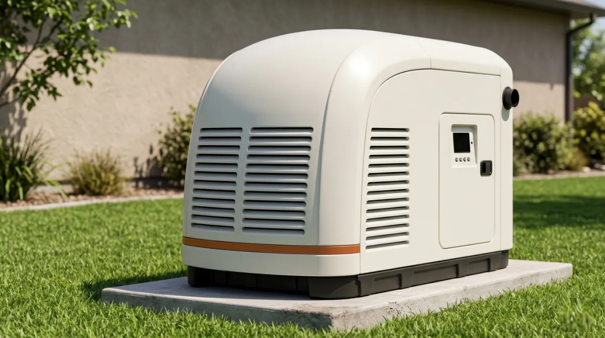 Generac 7261 24kW Next Generation home standby generator with aluminum enclosure and G-Force engine