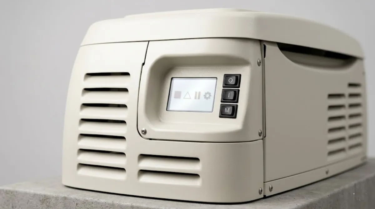 Generac 7261 Power Zone 200 controller with electronic fuel injection and True Power technology for 5-ton AC motor starting