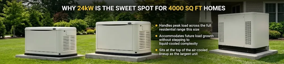 4000 sq ft home electrical load profile showing AC compressor baseline appliance and peak simultaneous load in kilowatts