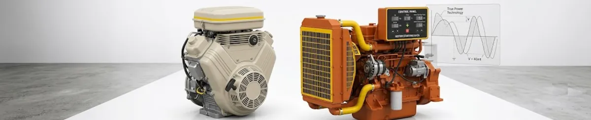 Generac G-Force engine versus Briggs Stratton Vanguard commercial engine comparison for home standby generator applications